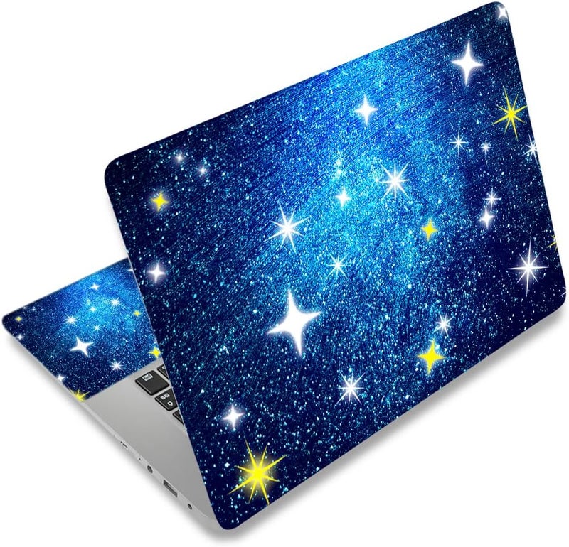 Laptop Stickers Decal,12 13 14 15 15.6 inches Netbook Laptop Skin Sticker Reusable Protector Cover Case for Toshiba Hp Samsung Dell Apple Acer Leonovo Sony Asus Laptop Notebook (Starry Sky)